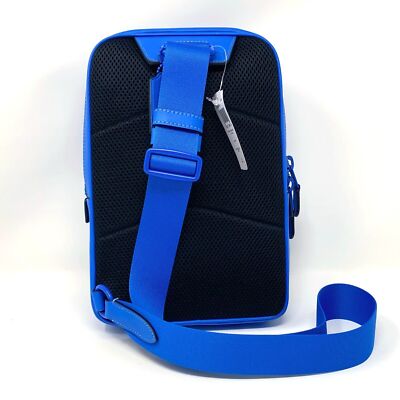 Coach Track Pack in Signature Canvas - Gunmetal/Bright Blue for