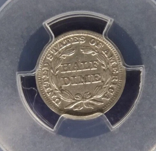 1849 Half Dime PCGS XF45 - Business Strike - Image 4 of 4