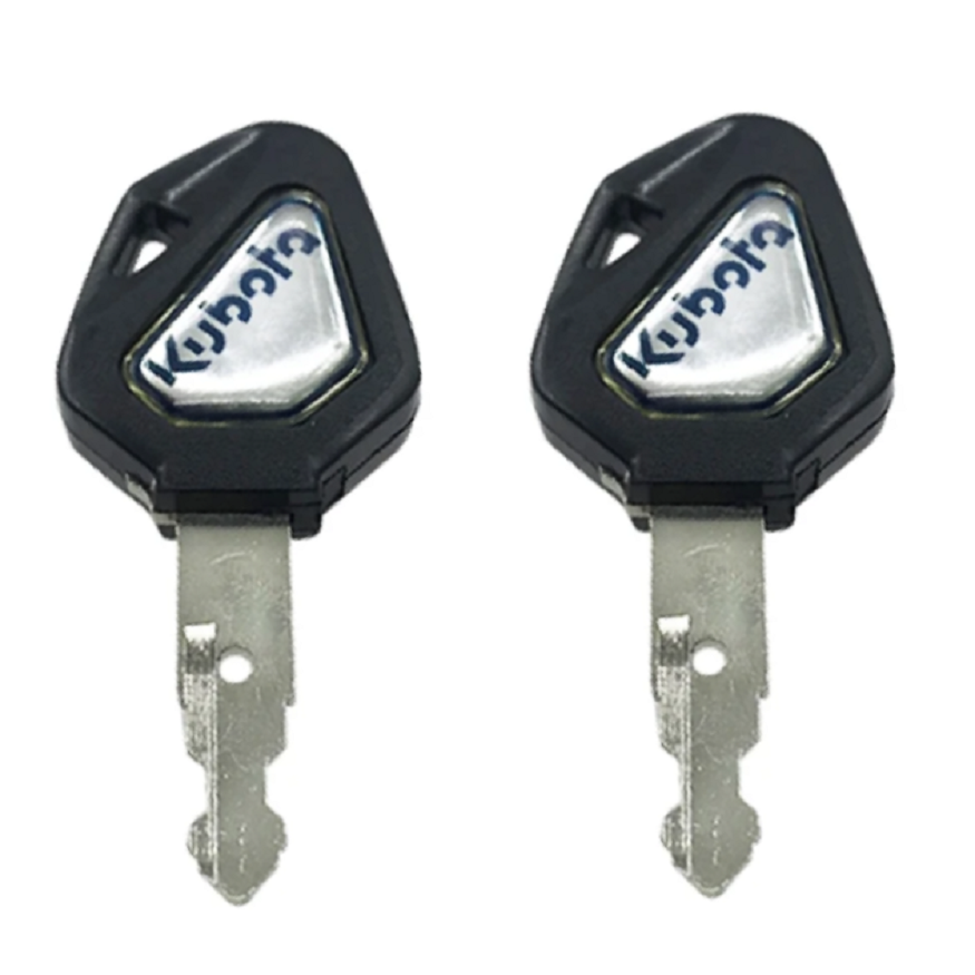 2 Kubota Skid Steer Track Loader Mini Excavator Ignition Keys with