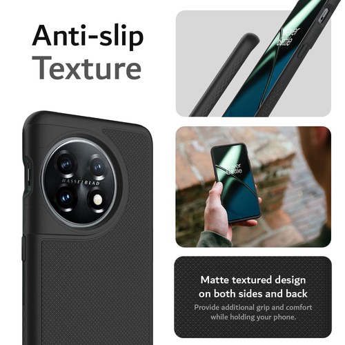 Designed for OnePlus 11 Case, TUDIA MergeGrip Dual Layer Grip Cover Case - Picture 36 of 55