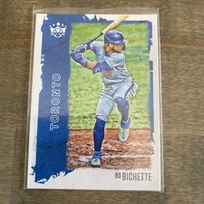 2021 Donruss Diamond Kings Bo Bichette Toronto Blue Jays Baseball Card #77 A7