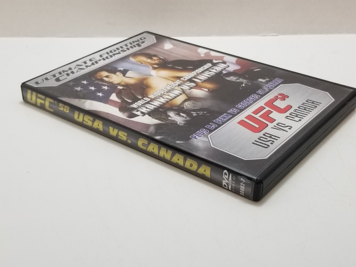 UFC 58 USA VS Canada Rich Franklin Verses David Loiseau DVD Zuffa