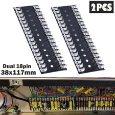 2Pcs 38x117mm Terminal Turret Tag 36Lug Board Strip Guitar Tube Amp Audio