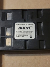 Quasar Battery Charger AC Adapter Model AC520 w/ Nuon NU55/ 15XL Battery