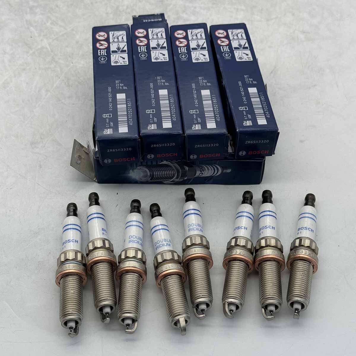 8Pcs Iridium Spark Plugs A0041598103 ZR6SII3320 For Mercedes Benz NEW