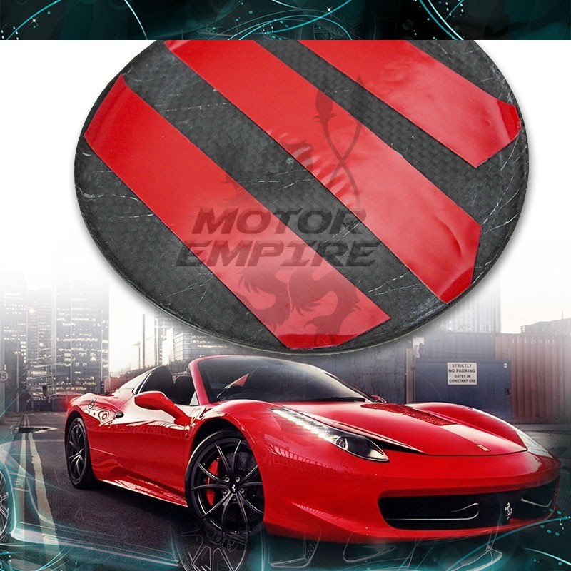 Real Dry Carbon Fiber Fuel Gas Door Cover For 10-15 Ferrari 458 Italia