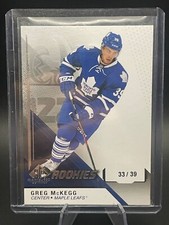 14/15 SP GAME-USED SPGU TRUE ROOKIE RC #167 GREG MCKEGG /39 MAPLE LEAFS