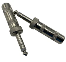 SWITCHCRAFT 298, 1/4" STEREO 3 CONDUCTOR LOCKING CABLE MOUNT PLUG LOT OF 5