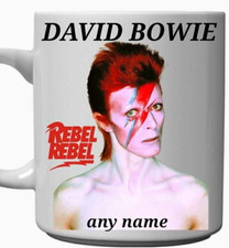 DAVID BOWIE- PERSONALISED MUG by MUGS4EVERYONE