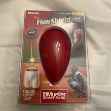 Mueller Flex Shield Flexible Protective Cup Teen Regular With Support Shorts