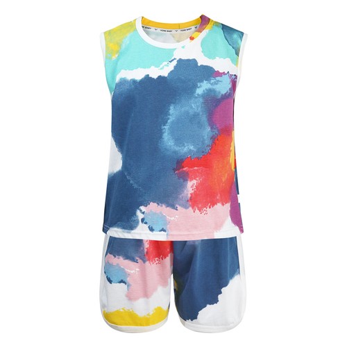 Round Neck Shorts Two Piece Vest, Tank , Sleeveless Clothing Sets Sportswear - 第 16/29 張圖片
