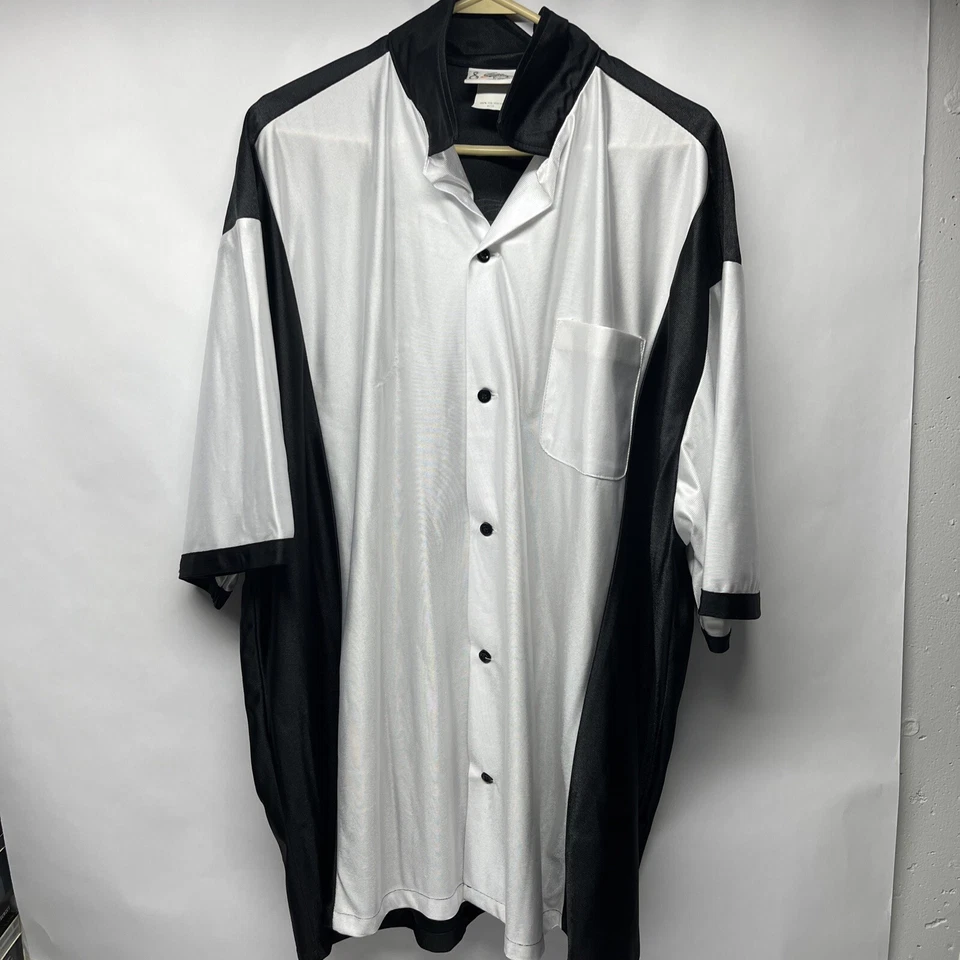 CRUISIN USA 3XL Polo Negro Blanco Gato Casino Martini Foto 3 de 4