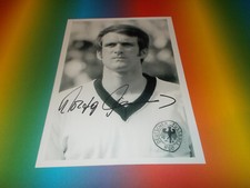 Wolfgang Overath DFB World Champion 1974 Signed Autographed on 20x28 Photo