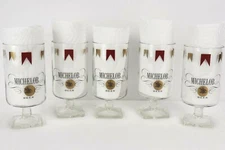 Lot of 5 Vintage Michelob Beer Glasses
