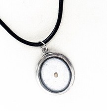 Mustard Seed Necklace On Black Leather Cord, Matthew 17 20, Faith Jewelry