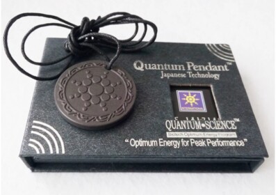 Pendant, Lava Stone, Tourmaline. Colgante De Energía Quantivo. Ayuda La Salud