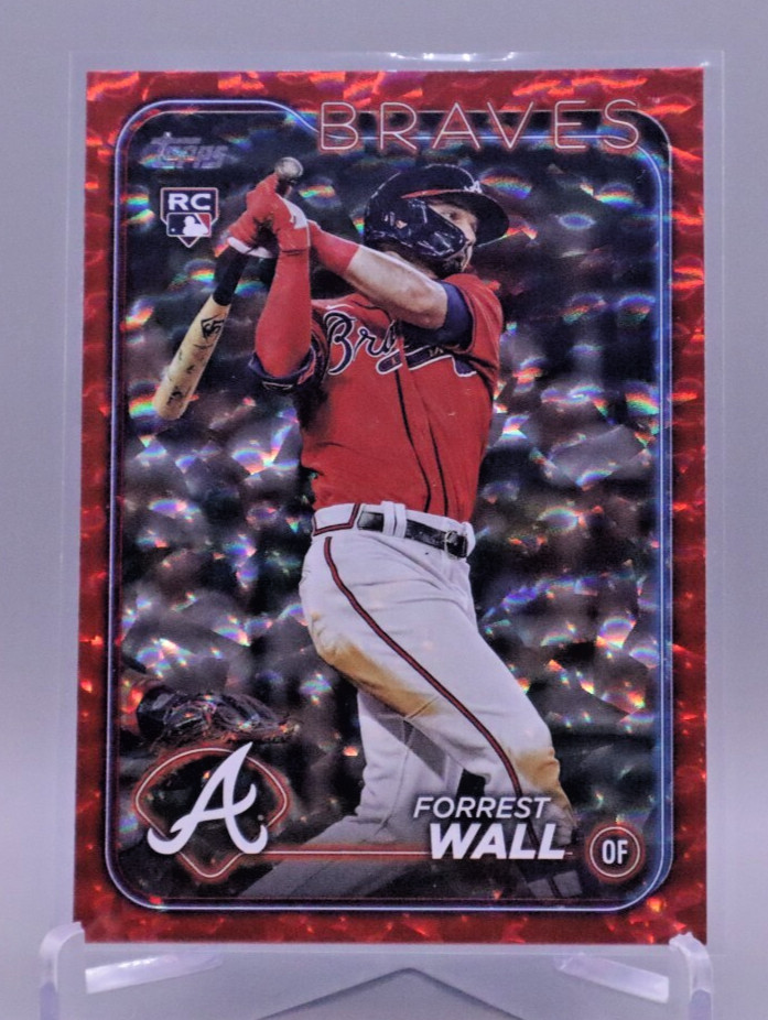 2024 Topps #391 Forrest Wall Red Crackle Foil 118/199 K145