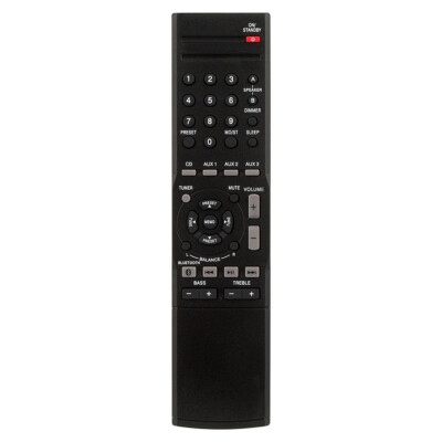 RMC-STR514 Replacement Remote for  Insignia Stereo Receiver NS-STR514 NS-STR514C