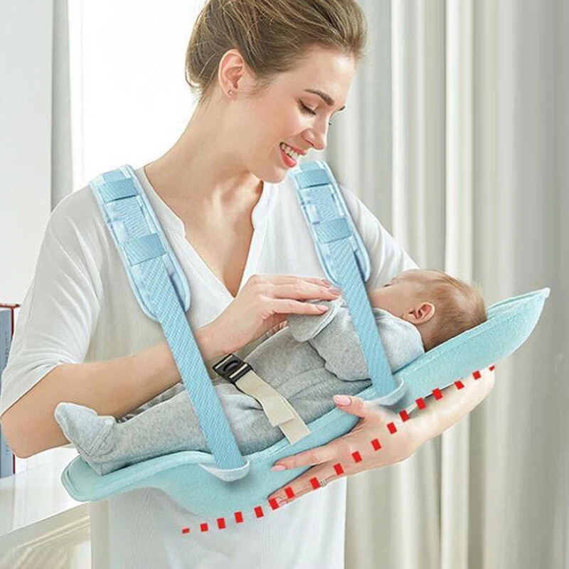 Baby Feeding Pillow Front Hug Strap Infant Milk Nursing Sleeping Pillow Cushion-image