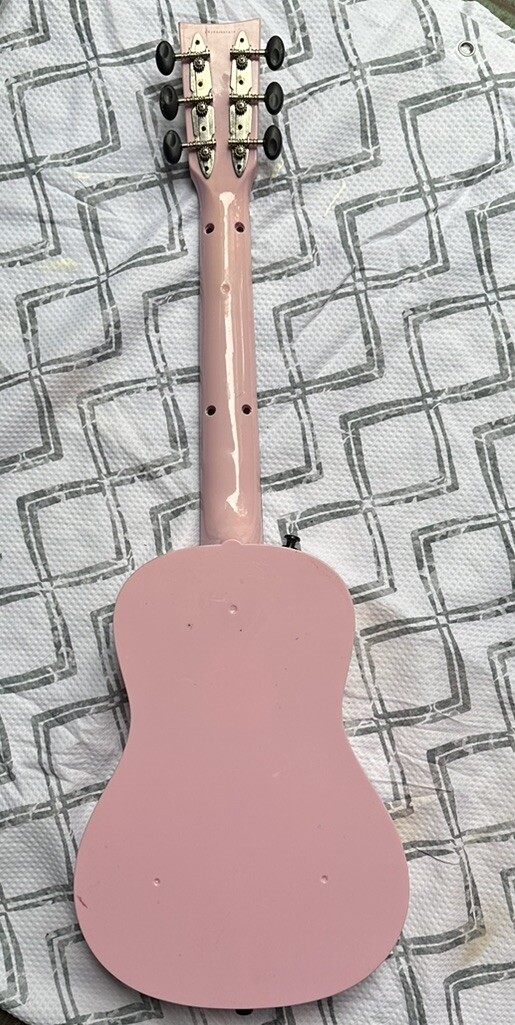 FIRST ACT DISCOVERY Pink Love Rock Designer Acoustic Guitar | eBay