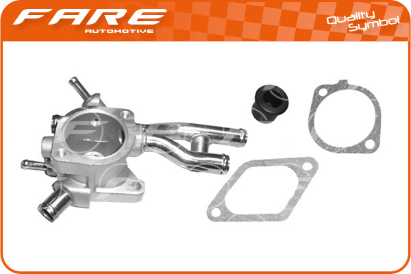 Boîtier du thermostat FARE SA 2331 pour entretien moteur Opel Vectra