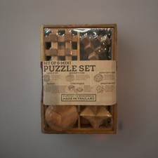 BRAND NEW set of 6 mini puzzle set