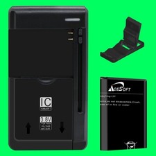 Business 1900mAh Battery Special Charger Bracket f Kyocera DuraXV Extreme E4810