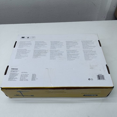 Fellowes 8043701 Professional Series Freestanding Dual Horizontal Monitor Mount - 第 5/7 張圖片