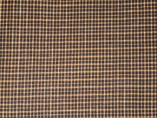 1 Yd Brown Tones Homespun Plaid Check Cotton Fabric Sold by the Yard BTY