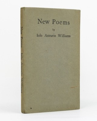 Iolo Aneurin WILLIAMS / New Poems 1st Edition 1919