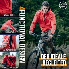 Laufjacke Sport/Freizeitjacke, Unisex, Fahrradjacke Regenjacke, Windjacke Kapuze