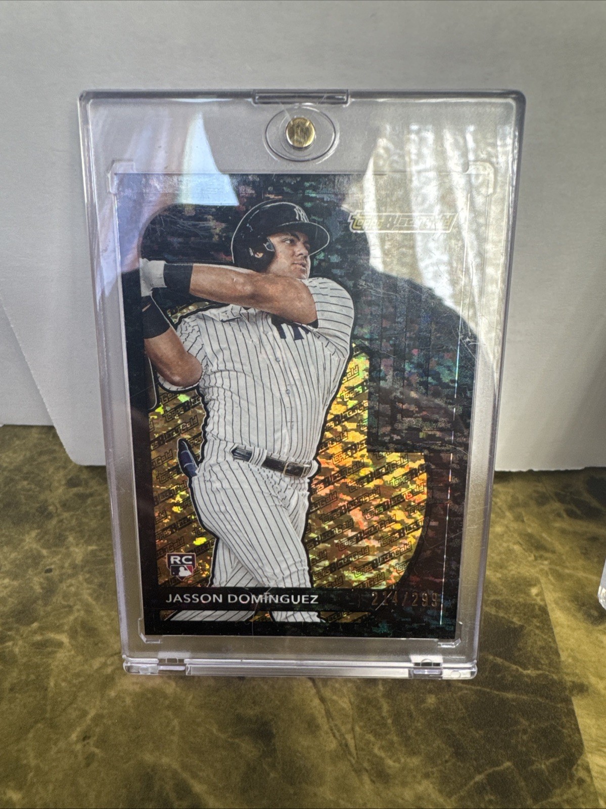 2024 Topps Update Jasson Dominguez #BG-7 Topps Black Gold Black /299