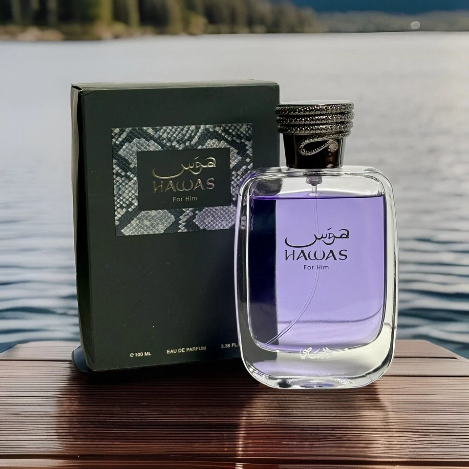 Hawas Cologne - Eau de Parfum Spray 100ML3.4 Oz, Perfume Árabe Premium Foto 2 de 4