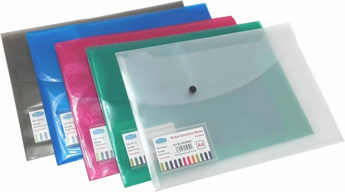 A4 Pack 25 Premium Punched Pockets