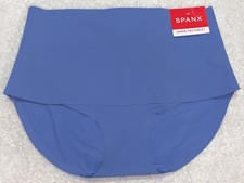 SPANX Supersmooth Undie-Tectable Conflower Blue Control Brief Panty Womens S 5