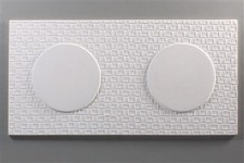 GM137 Weave Texture Coaster Mold for Glass Slumping