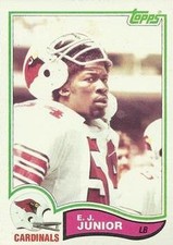 E.J. Junior 1982 Topps Football - RC #470 - St. Louis Cardinals