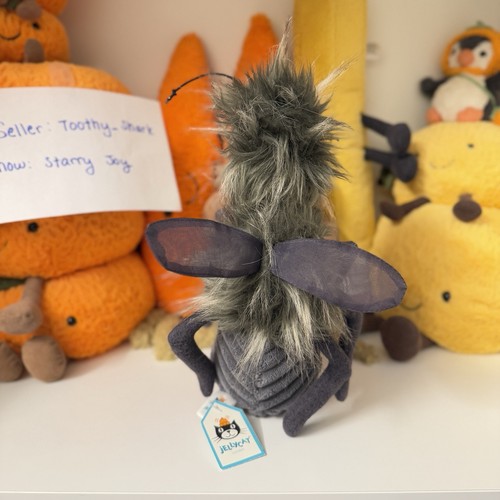 Zanzara insetti Jellycat Bodacious nuova con etichette - rara ritirata difficile da trovare - spedizione veloce USA - Foto 2 di 4