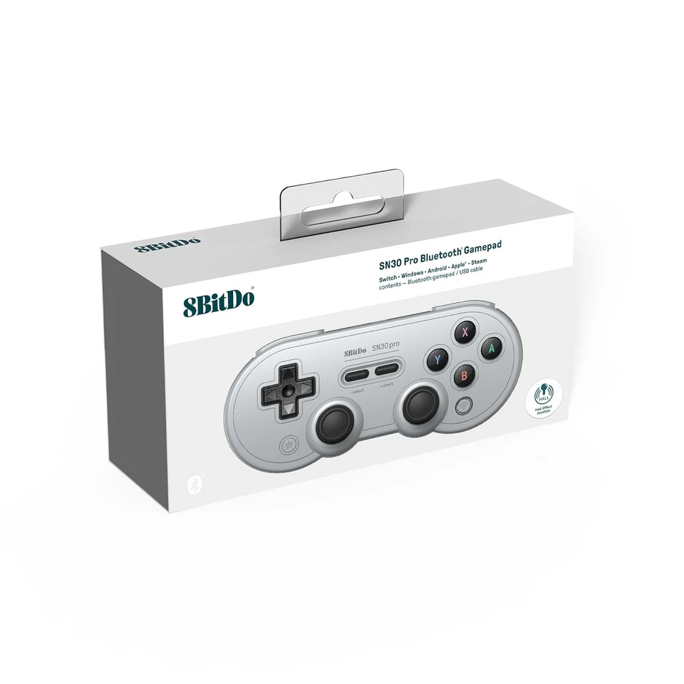 8BitDo SN30 Pro Bluetooth GamePad - Hall edition/ Gray, Apple - Image 4 of 4