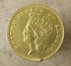 1854 Indian Princess Gold — photo from another recent sale