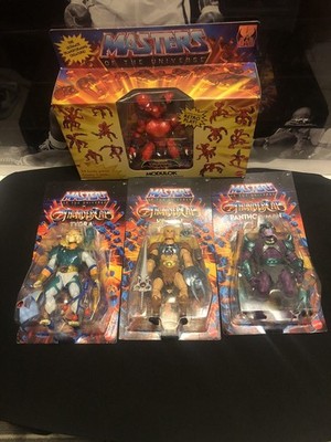 Masters Of The Universe X Thundercats / Modulok Lot of 4