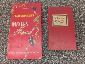 1947 Fleischmann's Mixer's Manual Liquor Drinks Recipes Bar Bartender Guide Lot