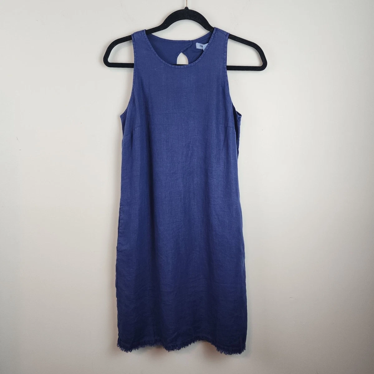 Miss Chase Abito Corto In Cotone Donna – Modello Shift Senza Maniche, Con Tasche, Casual Chic (Taglie S+, Colore Unico) - 3