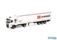 Herpa Db Schenker / City Trans Harz Daf Xg Gardinenplanensattelzug 318013