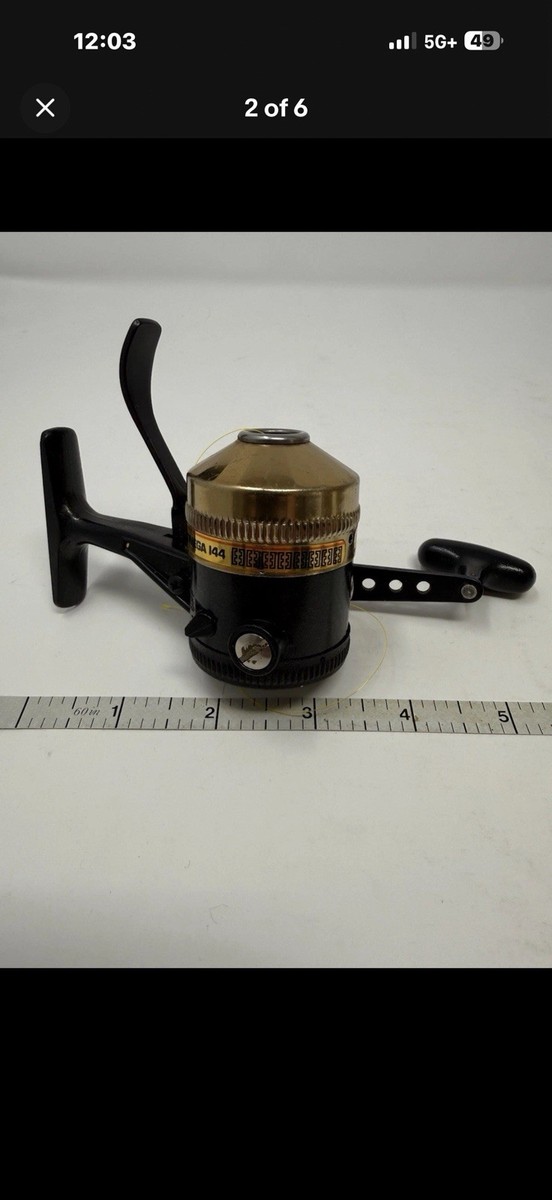 Zebco Omega 144 Spincasting Fishing Reel Trigger Cast U.S. Made