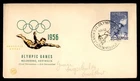 Mayfairstamps Australia FDC 1956 Olympic Rings and Torch First Day Cover aax_679