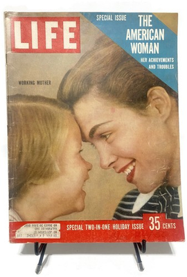 #ad Life Magazine December 24 1956 Special Issue The American Woman Her Achievements $14.95
