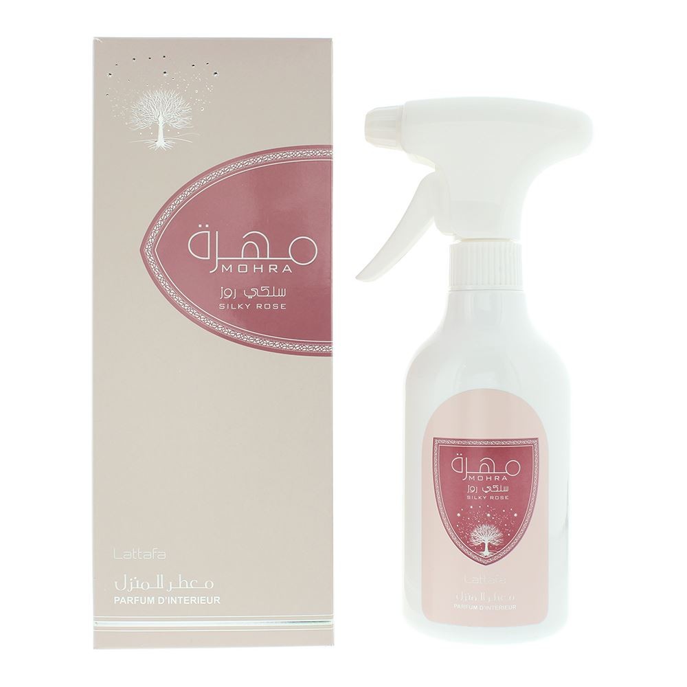 Men's Lattafa Mohra Silky Rose Room Spray 450Ml - Image 2