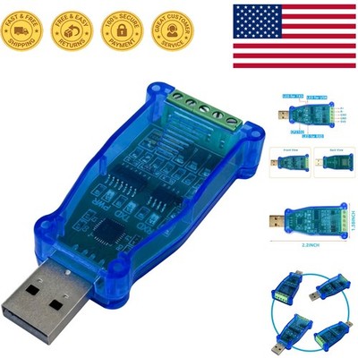 Versatile USB to RS485 Adapter with CP2102 Chip for Seamless Integration