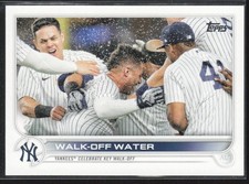2022 Topps Walk-Off Water New York Yankees #119